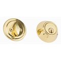 Sure-Loc Hardware Sure-Loc Hardware Single Cylinder Deadbolt, Polished Brass DB201 3